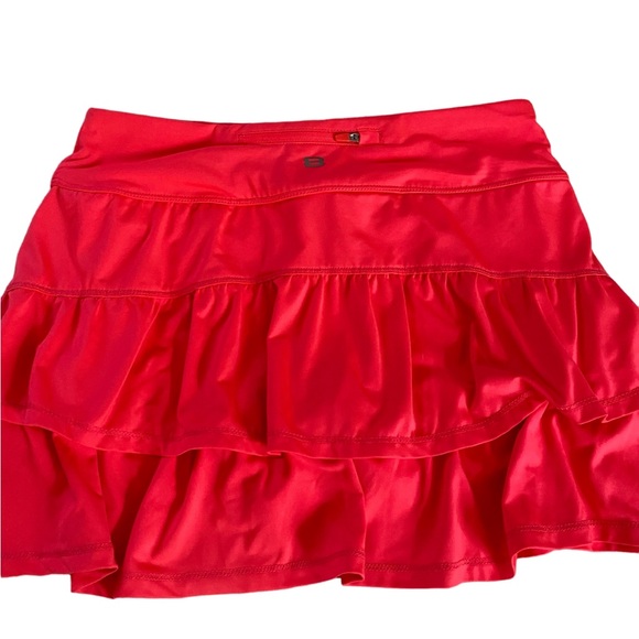 Tennis Skirt ~ Beautiful burnt orange, like new. Love the ruffles. - Picture 2 of 6